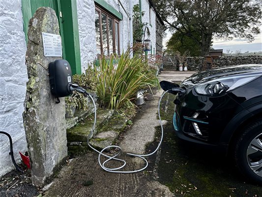 Electric Charging at Mosedale End Farm